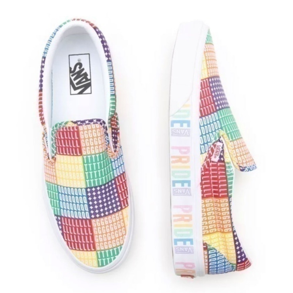 NEW Vans Pride Classic Slip-On Shoes Size 6.5 - Picture 2 of 7